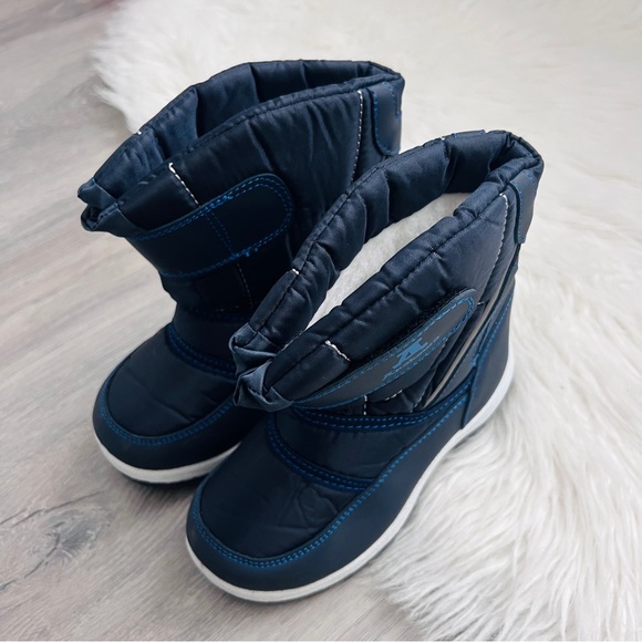 Apakowa Kids Boys Cold Weather Water Resistant Winter Snow Boots - Picture 2 of 7